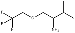 3-methyl-1-(2,2,2-trifluoroethoxy)butan-2-amine 结构式