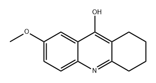 9-Acridinol, 1,2,3,4-tetrahydro-7-methoxy-,151921-07-2,结构式