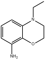 2H-1,4-Benzoxazin-8-amine, 4-ethyl-3,4-dihydro- 化学構造式
