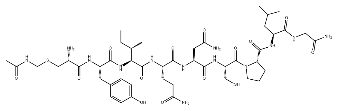 Glycinamide, S-[(acetylamino)methyl]-L-cysteinyl-L-tyrosyl-L-isoleucyl-L-glutaminyl-L-asparaginyl-L-cysteinyl-L-prolyl-L-leucyl- (9CI)