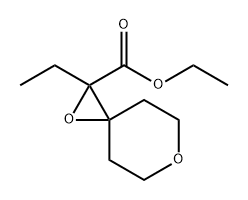 2-乙基-1,6-二氧杂螺[2.5]辛烷-2-羧酸乙酯,1519538-23-8,结构式