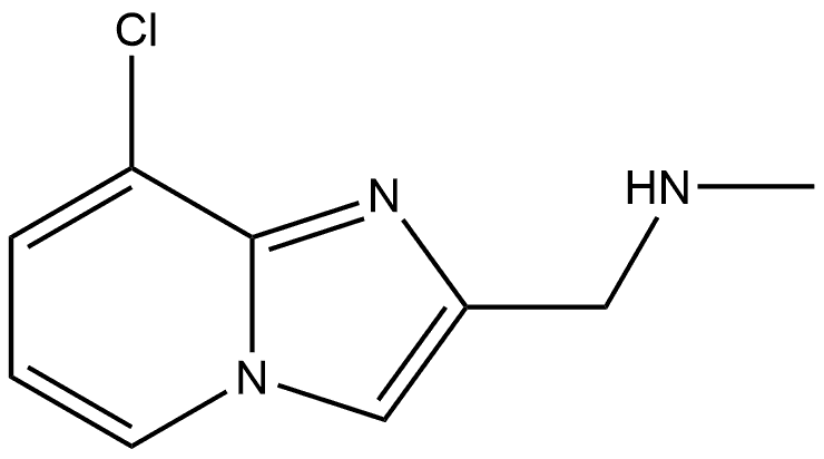 (8-CHLORO-IMIDAZO[1,2-A]PYRIDIN-2-YLMETHYL)-METHYL-AMINE 结构式