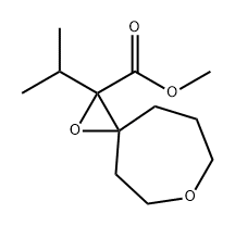 2-异丙基-1,6-二氧杂螺[2.6]壬烷-2-羧酸甲酯,1519847-99-4,结构式