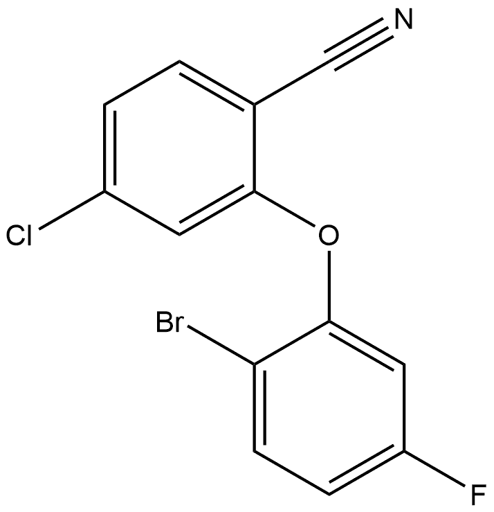 1520800-00-3 2-(2-Bromo-5-fluorophenoxy)-4-chlorobenzonitrile