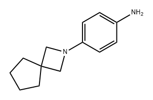 Benzenamine, 4-(2-azaspiro[3.4]oct-2-yl)- 化学構造式