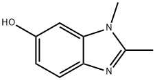 1H-Benzimidazol-6-ol, 1,2-dimethyl- Struktur