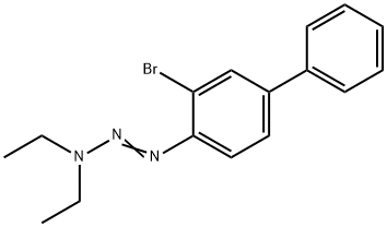 1-Triazene, 1-(3-bromo[1,1'-biphenyl]-4-yl)-3,3-diethyl- Structure