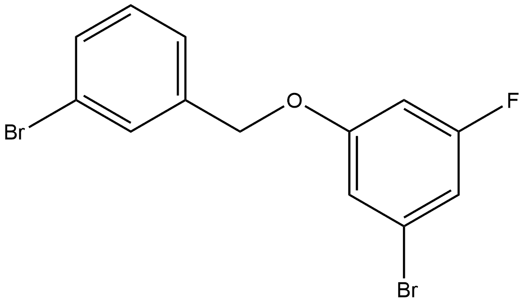 1-Bromo-3-[(3-bromophenyl)methoxy]-5-fluorobenzene Structure