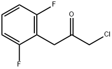 1-chloro-3-(2,6-difluorophenyl)propan-2-one Structure