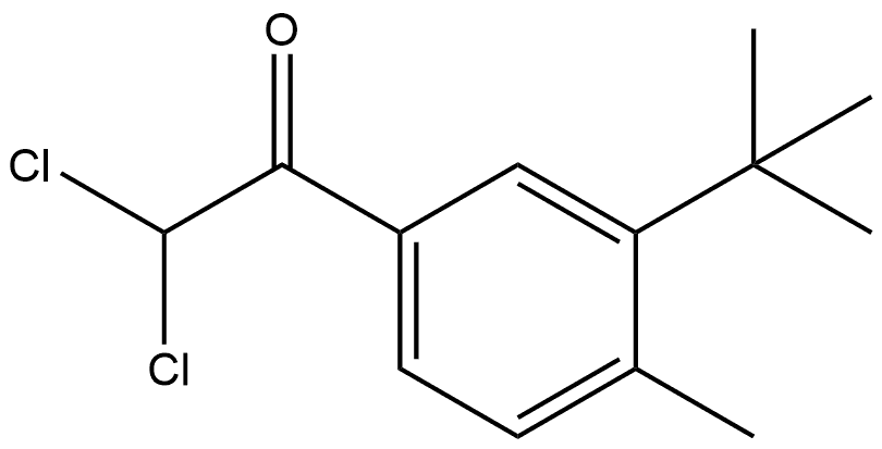 1-(3-(tert-butyl)-4-methylphenyl)-2,2-dichloroethanone Structure