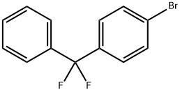 Benzene, 1-bromo-4-(difluorophenylmethyl)- Structure