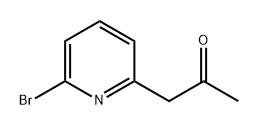 2-Propanone, 1-(6-bromo-2-pyridinyl)- Struktur