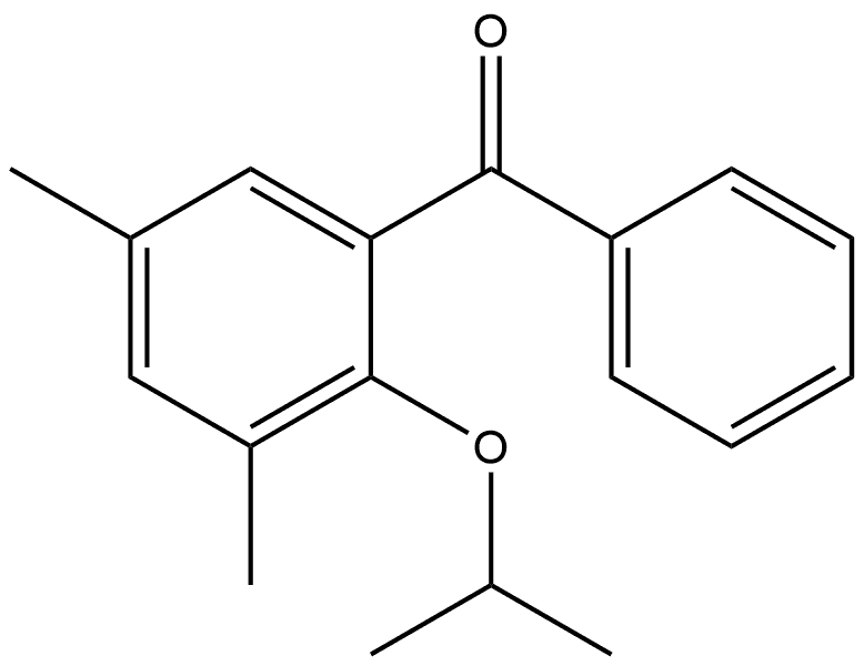 Methanone, [3,5-dimethyl-2-(1-methylethoxy)phenyl]phenyl- 结构式