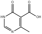 4-Methyl-6-oxo-1,6-dihydropyrimidine-5-carboxylic acid Structure