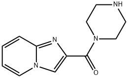 Imidazo[1,2-a]pyridin-2-yl(piperazin-1-yl)methanone 化学構造式