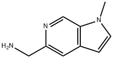 1H-Pyrrolo[2,3-c]pyridine-5-methanamine, 1-methyl- Struktur