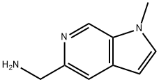 1H-Pyrrolo[2,3-c]pyridine-5-methanamine, 1-methyl- 化学構造式