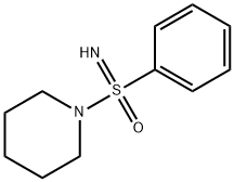 1-(苯基磺酰亚胺基)哌啶 结构式