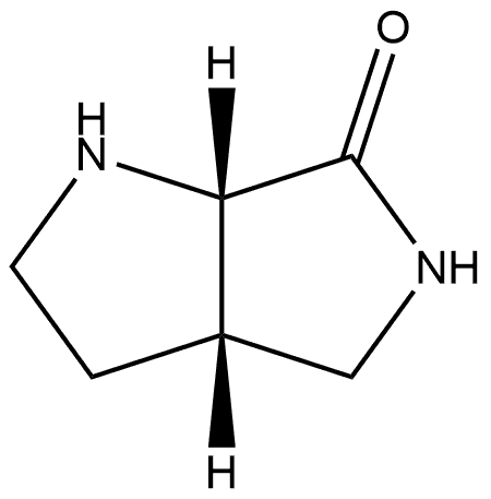 (3aS,6aS)-Hexahydropyrrolo[3,4-b]pyrrol-6(1H)-one Struktur