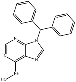 N-(9-Benzhydryl-9H-purin-6-yl)hydroxylamine Structure