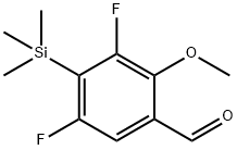 Benzaldehyde, 3,5-difluoro-2-methoxy-4-(trimethylsilyl)-|