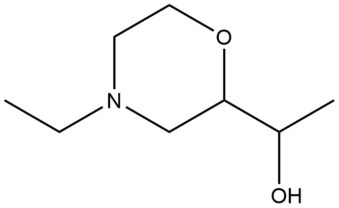 2-Morpholinemethanol,4-ethyl-α-methyl-,1524732-14-6,结构式