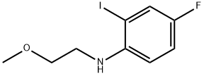 4-fluoro-2-iodo-N-(2-methoxyethyl)aniline Struktur