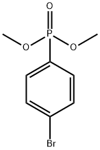 二甲基(4-溴苯基)膦酸酯 结构式