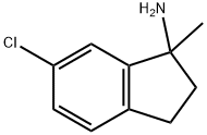 6-Chloro-1-methyl-indan-1-ylamine 结构式