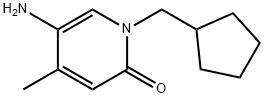 5-氨基-1-(环戊基甲基)-4-甲基吡啶-2(1H)-酮, 1525578-89-5, 结构式