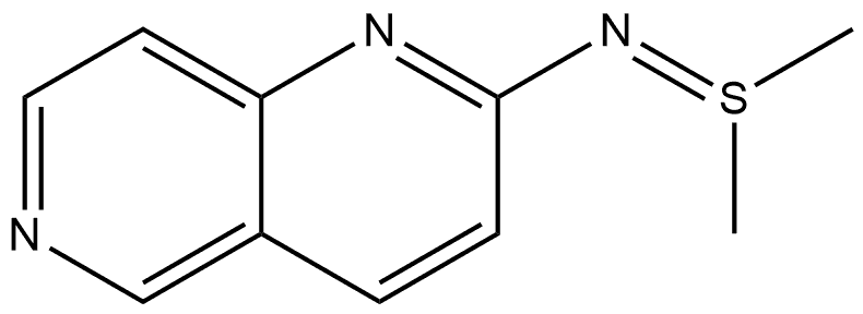 1,6-Naphthyridin-2-amine, N-(dimethyl-λ4-sulfanylidene)-