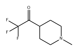 Ethanone, 2,2,2-trifluoro-1-(1-methyl-4-piperidinyl)- Structure