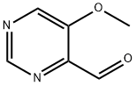 5-甲氧基-4-嘧啶甲醛 结构式