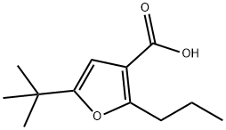 5-(叔丁基)-2-丙基呋喃-3-甲酸 结构式