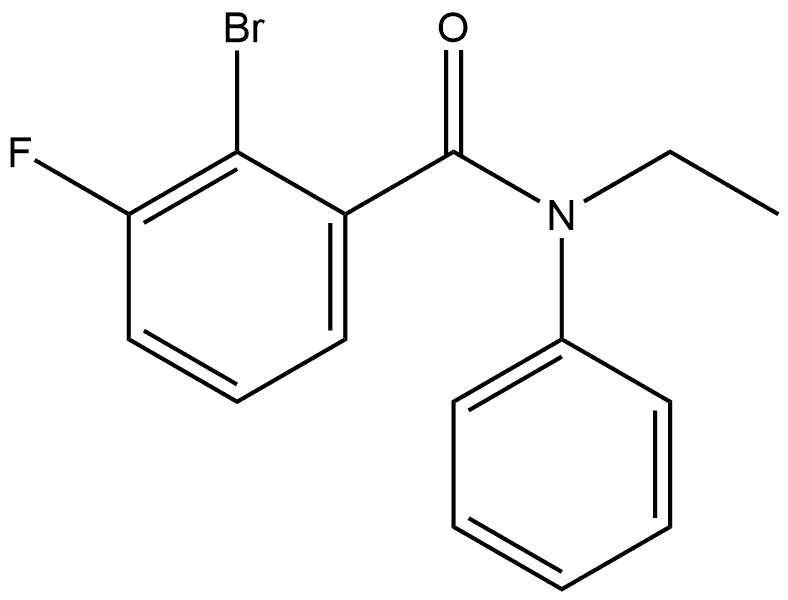 2-Bromo-N-ethyl-3-fluoro-N-phenylbenzamide Structure