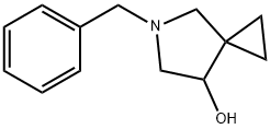5-Azaspiro[2.4]heptan-7-ol, 5-(phenylmethyl)- Struktur