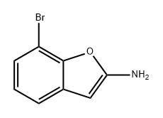 2-Benzofuranamine, 7-bromo- 结构式