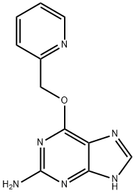6-(Pyridin-2-ylmethoxy)-1H-purin-2-amine Structure
