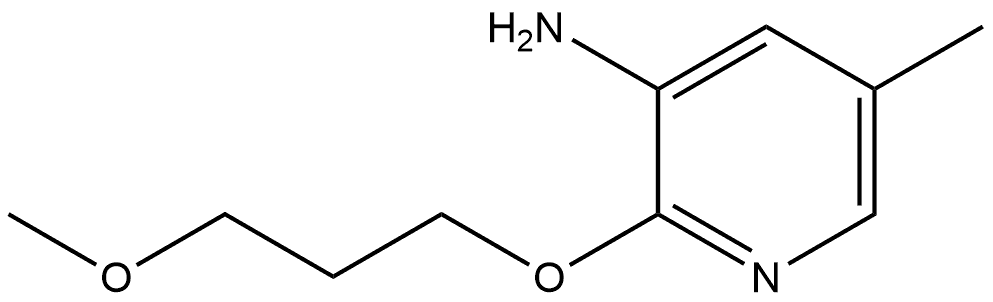 2-(3-Methoxypropoxy)-5-methyl-3-pyridinamine Structure