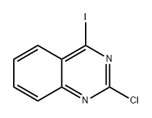 Quinazoline, 2-chloro-4-iodo- Structure