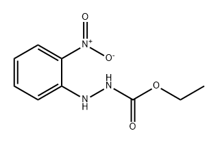 Hydrazinecarboxylic acid, 2-(2-nitrophenyl)-, ethyl ester,153083-58-0,结构式