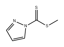 1H-Pyrazole-1-carbodithioic acid, methyl ester Struktur