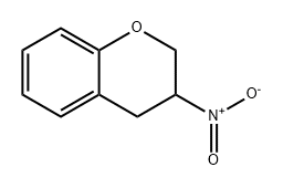 2H-1-Benzopyran, 3,4-dihydro-3-nitro- 化学構造式