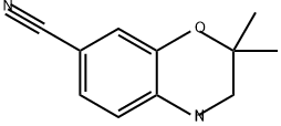 2H-1,4-Benzoxazine-7-carbonitrile, 3,4-dihydro-2,2-dimethyl-|2,2-二甲基-3,4-二氢-2H-苯并[B][1,4]恶嗪-7-甲腈