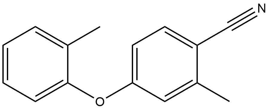 2-Methyl-4-(2-methylphenoxy)benzonitrile Structure