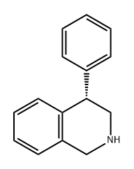 Isoquinoline, 1,2,3,4-tetrahydro-4-phenyl-, (4S)- Structure