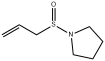 Pyrrolidine, 1-(2-propen-1-ylsulfinyl)- Structure