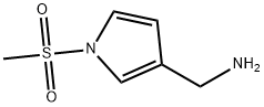 1-(Methylsulfonyl)-1H-pyrrole-3-methanamine Struktur