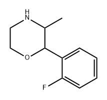 Morpholine, 2-(2-fluorophenyl)-3-methyl- Structure