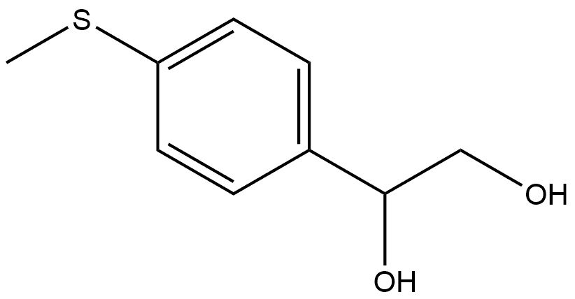 1-[4-(Methylthio)phenyl]-1,2-ethanediol,1533667-23-0,结构式